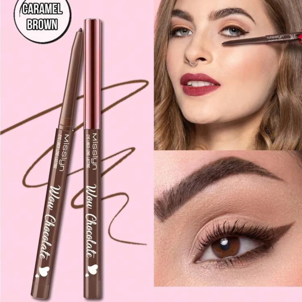 MissIyn CHOCOLATE EYE LINER LONG-LASTING, Creamy, Ultra-Pigmented